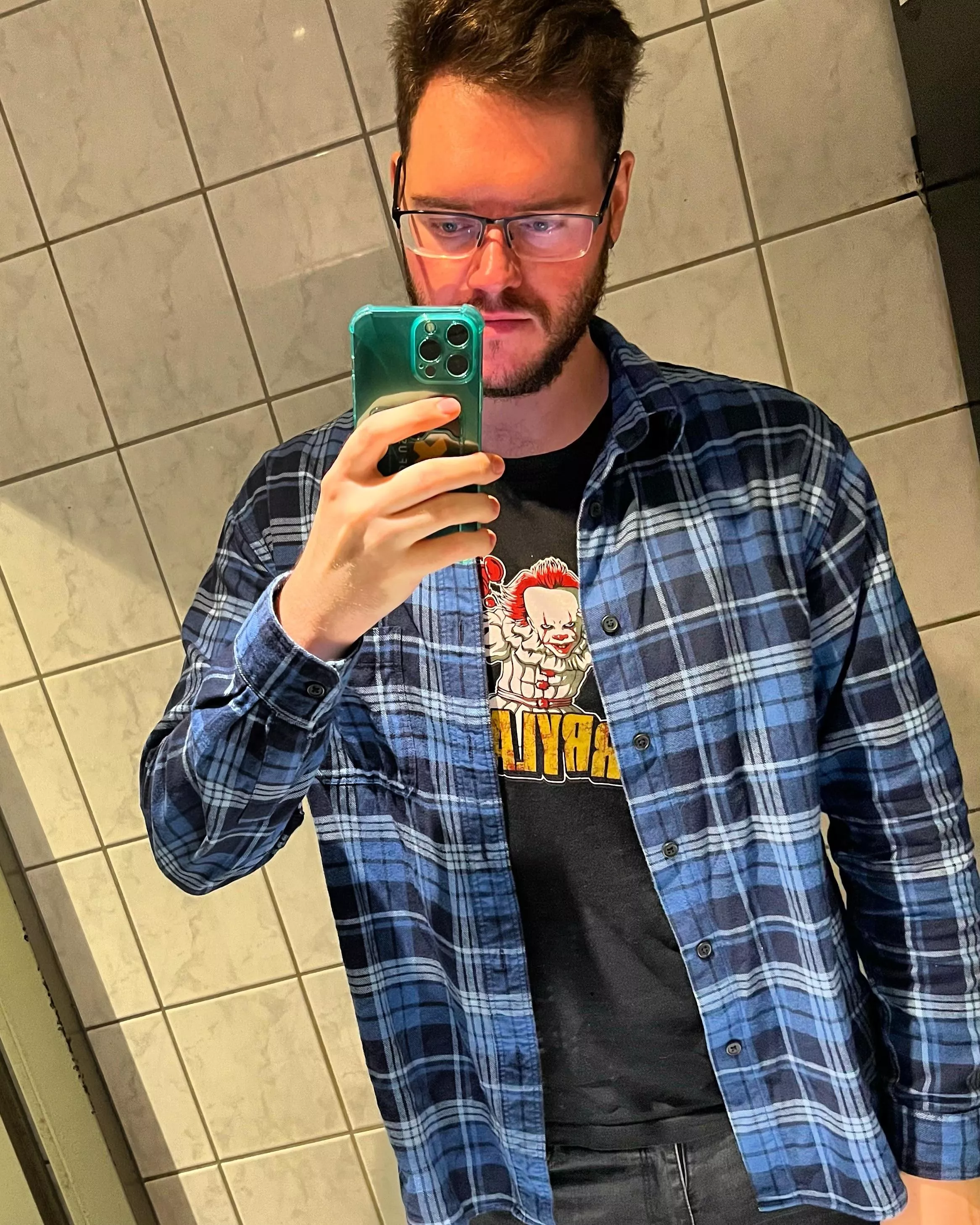 New blue shirt