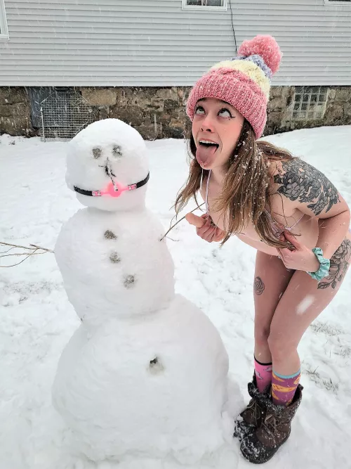 New England style ahegao