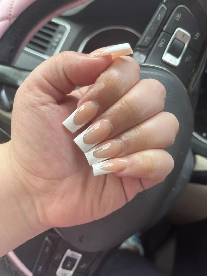 new nails 😇 what do you think? 