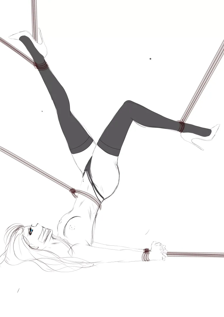 New shibari sketch by me