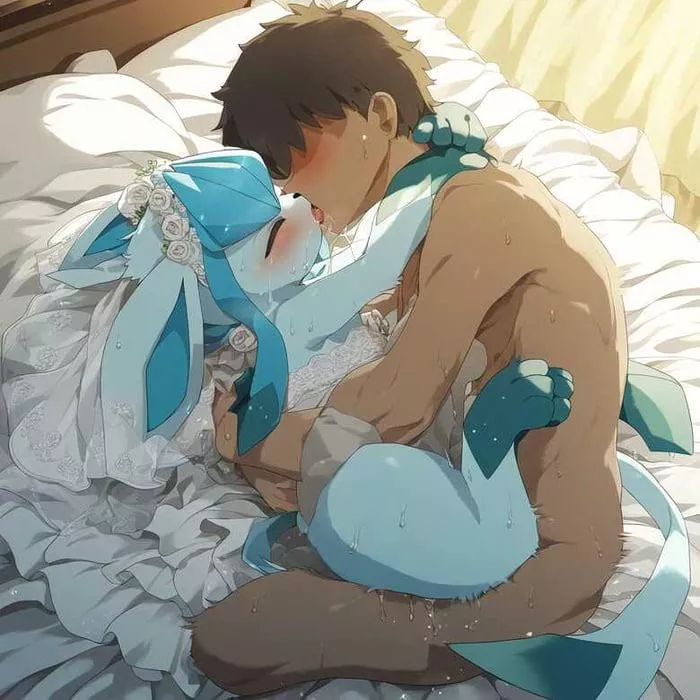 Newly Wedded Glaceon [MF] (AI)