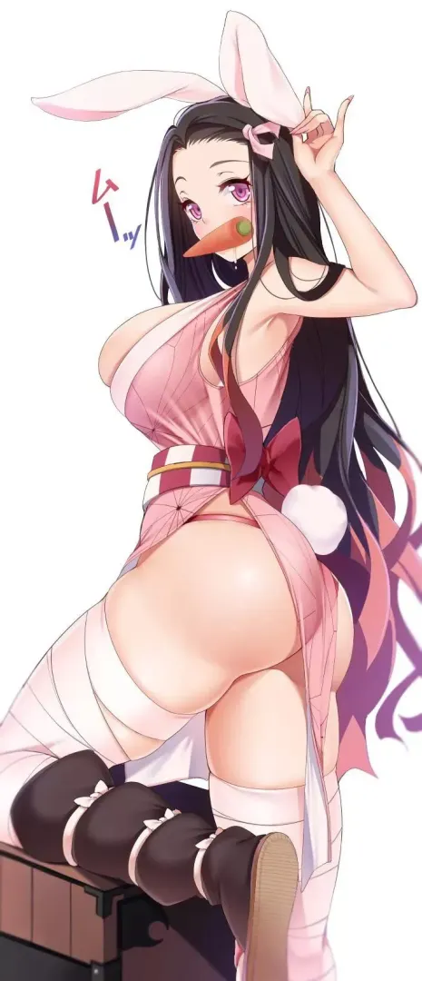 Nezuko from Demon Slayer Looking Like a Snack
