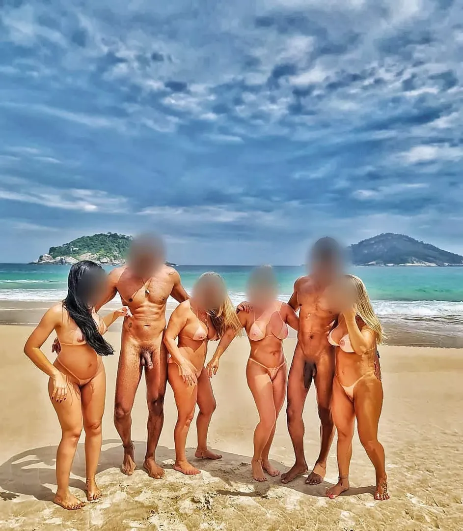 Nice day at the nudist beach