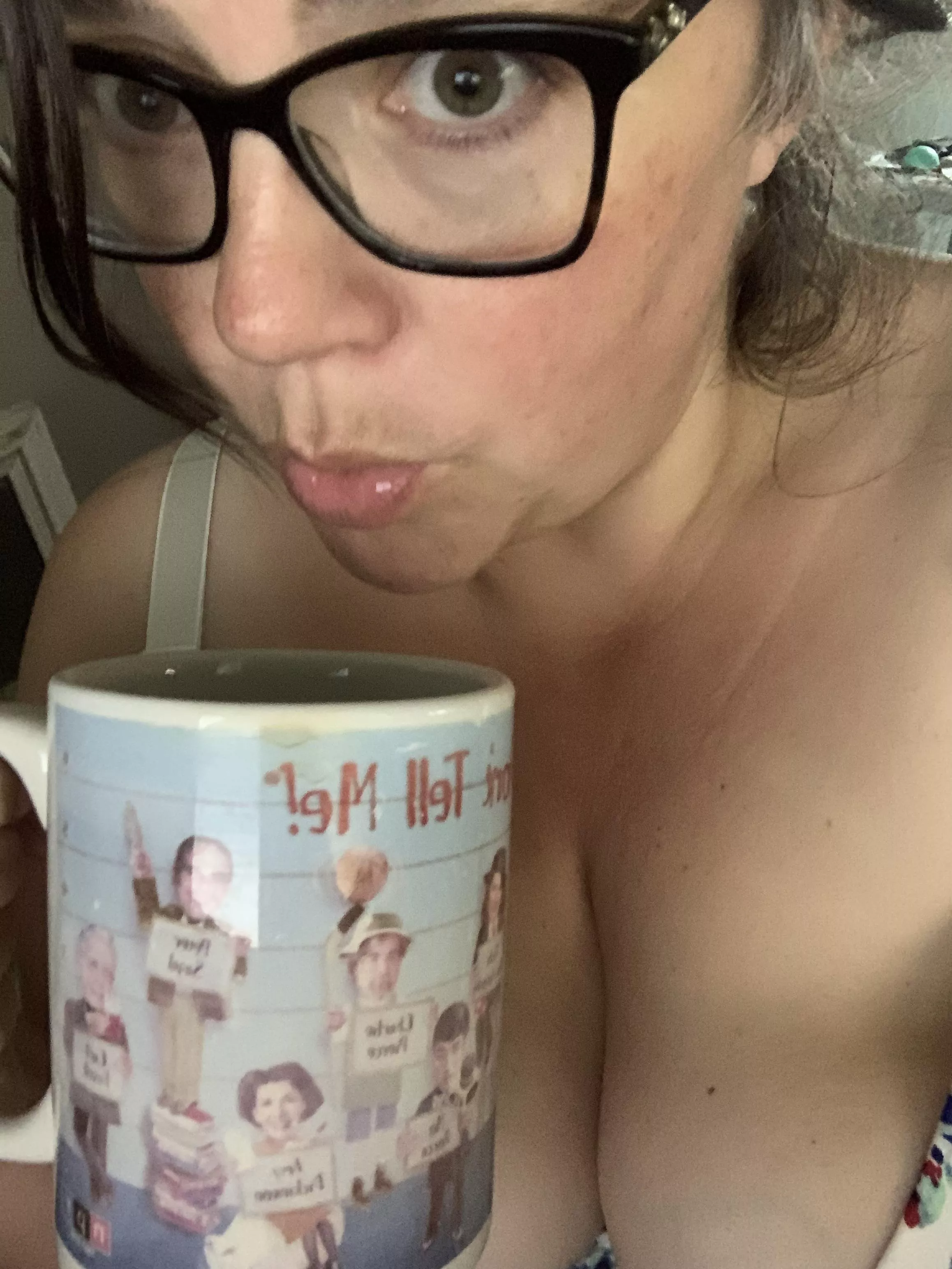 Nice, hot coffee. 😊
