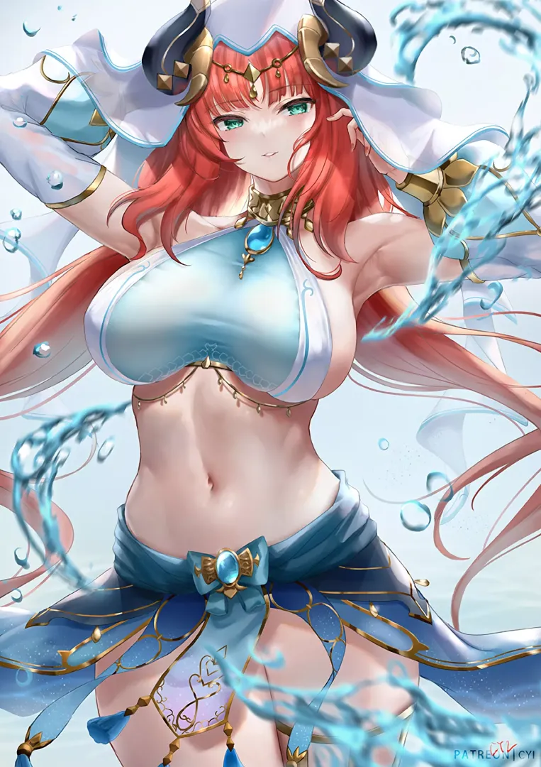 Nilou and water floating (cyicheng) [Genshin Impact]