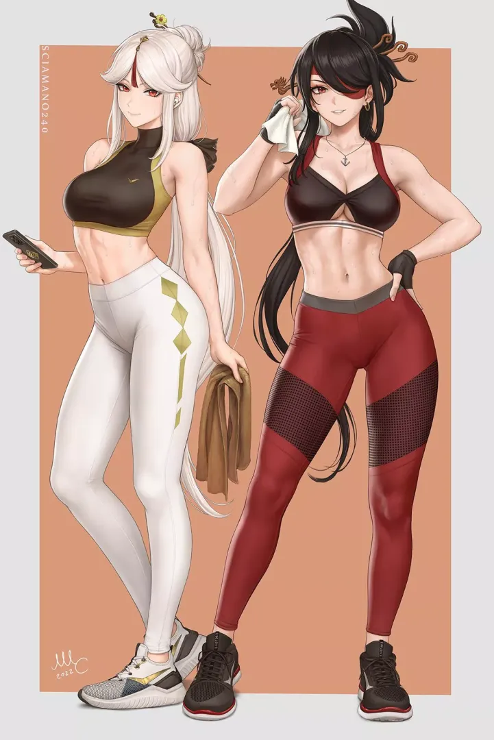 Ningguang and Beidou (Sciamano240) [Genshin Impact]