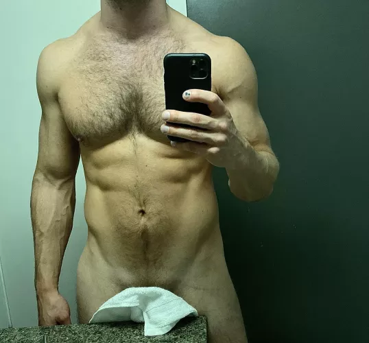 No arm hair but I have chest hair