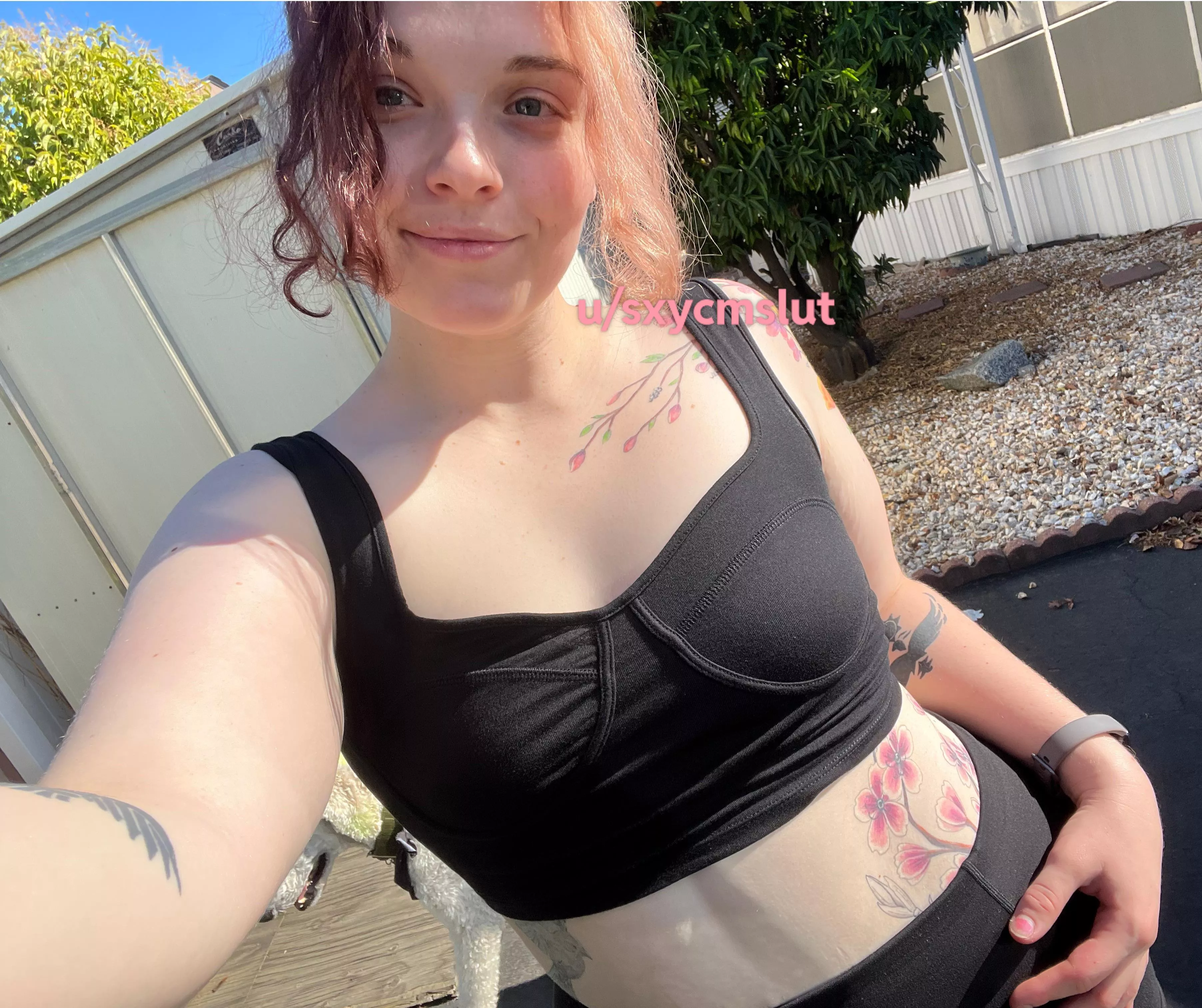 No bra needed for just a little chub