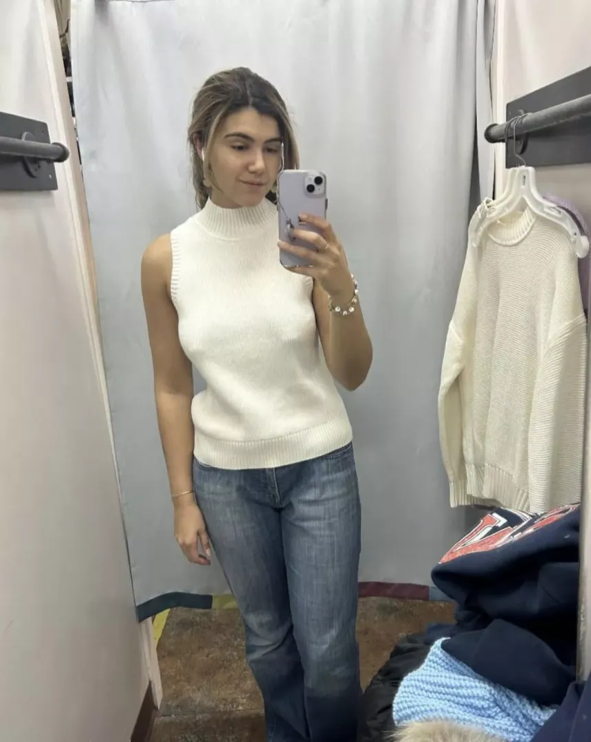 No bra needed in the fitting room