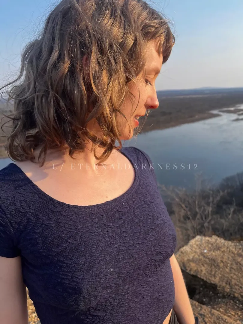 No bra needed on this or any hike!!
