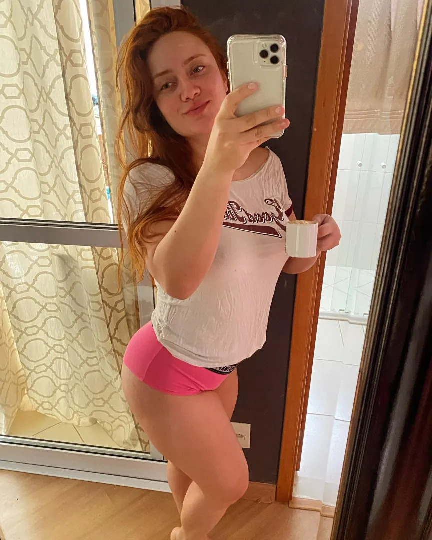 No bra, no panties, any problem?