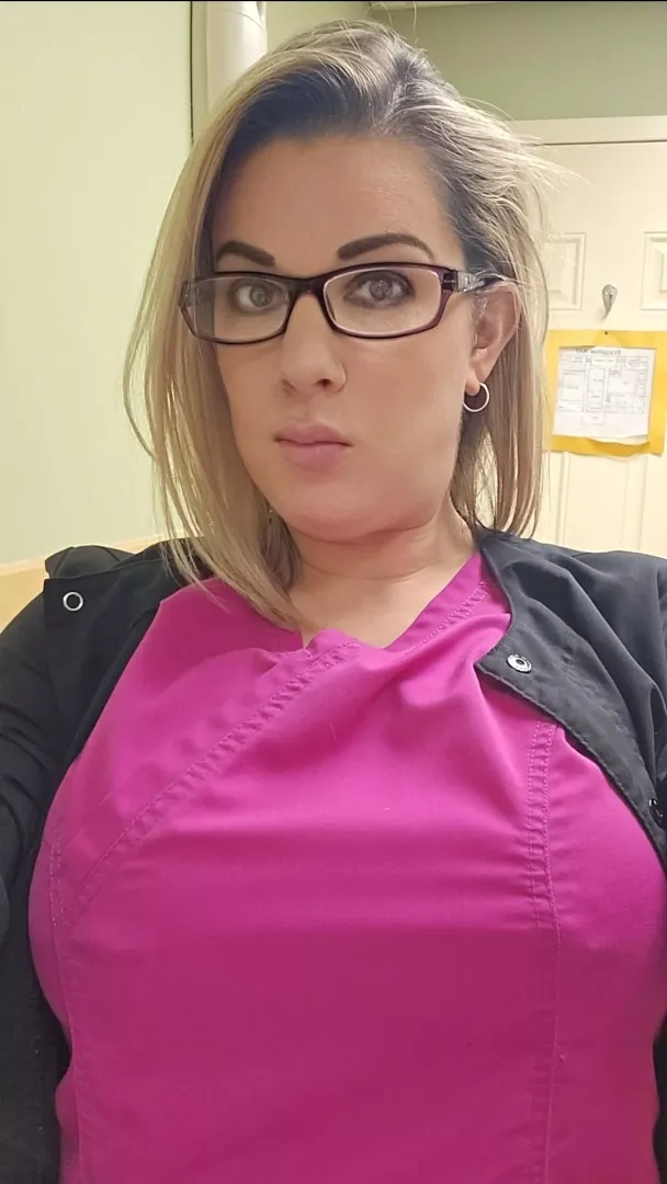 No bra under these scrubs
