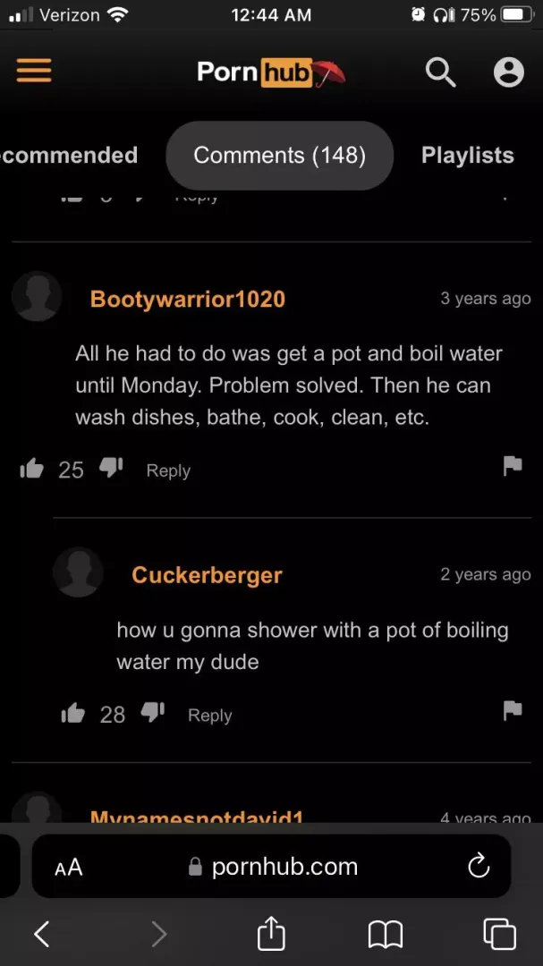 No no, he’s got a point