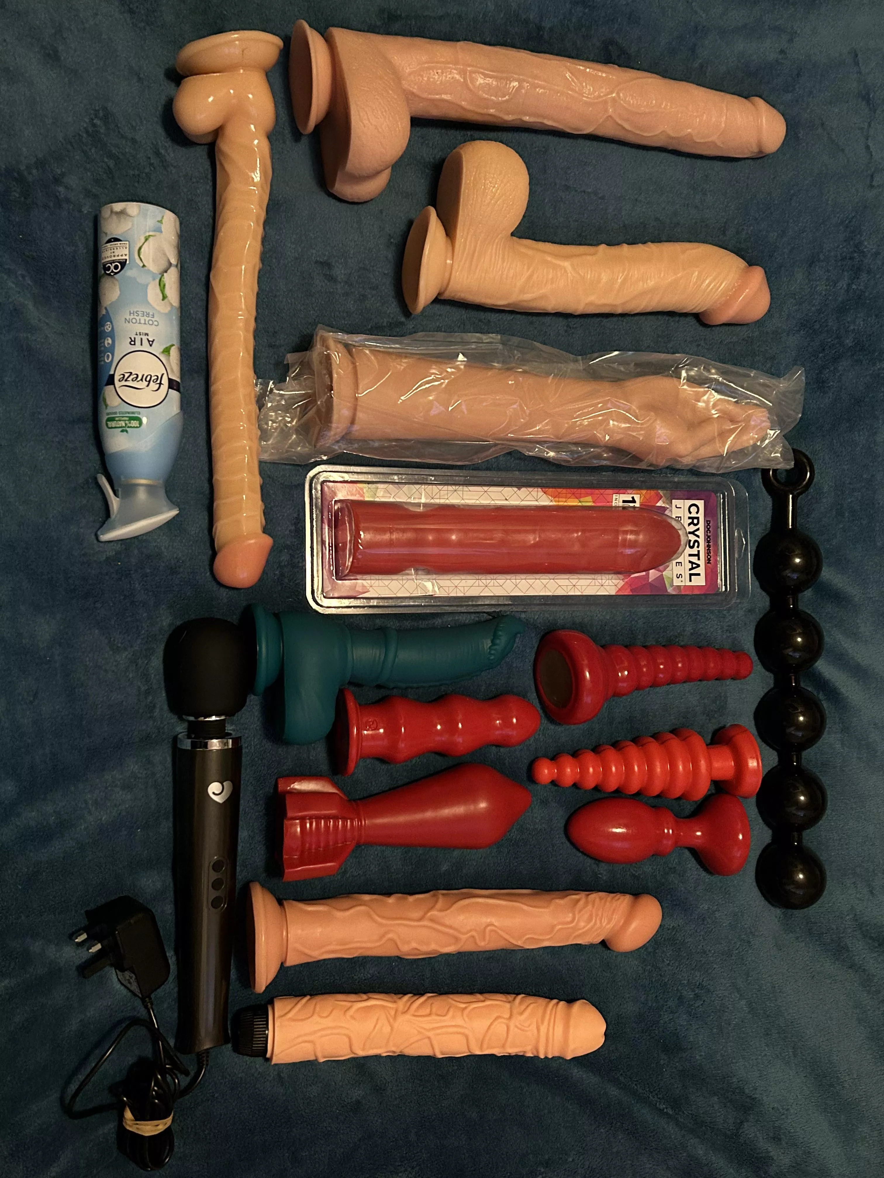 Not a bad start to my anal collection. 😁 Now just to get training. 😳