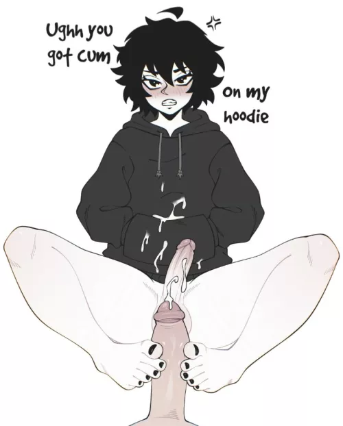 Not on the hoodie! 😮