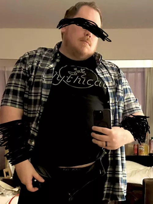 Nothing comes between this nerdy ginger BHM and his Calvins.