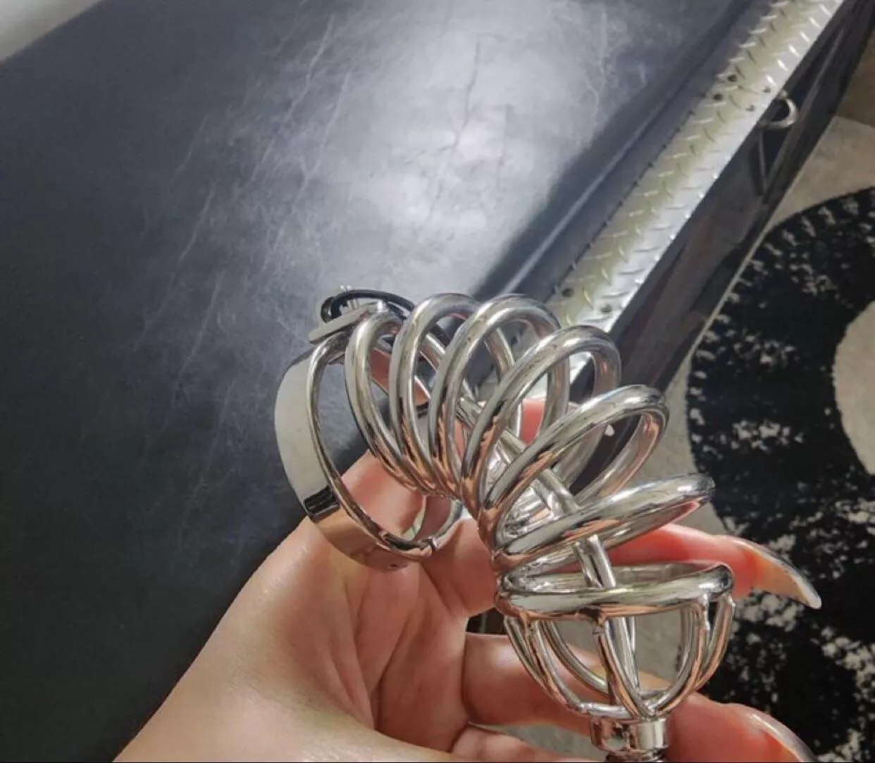 Nothing feels better than sissygasm in chastity❤