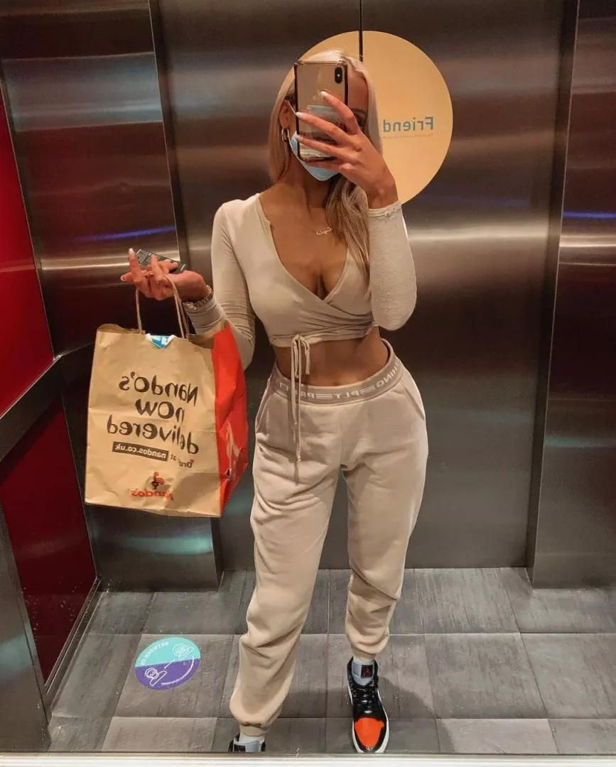 Nothing says chav, like trackies and a Nandos