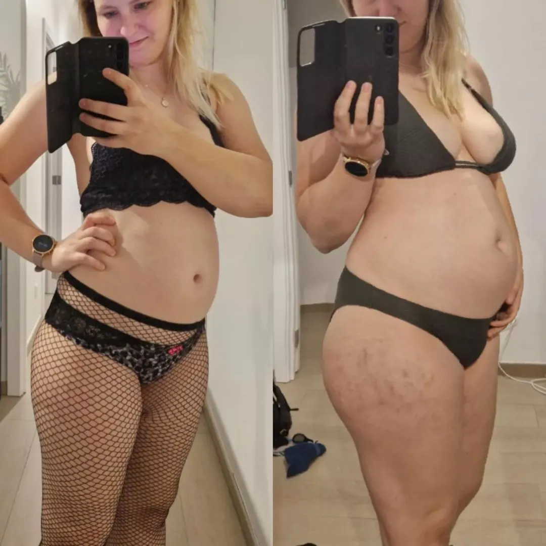 November vs February (+15 lbs) 😳