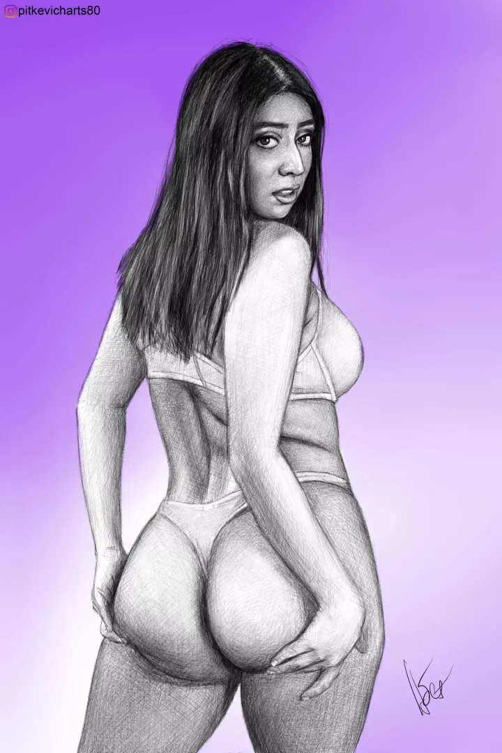 NSFW art for Violet Myers, by Me