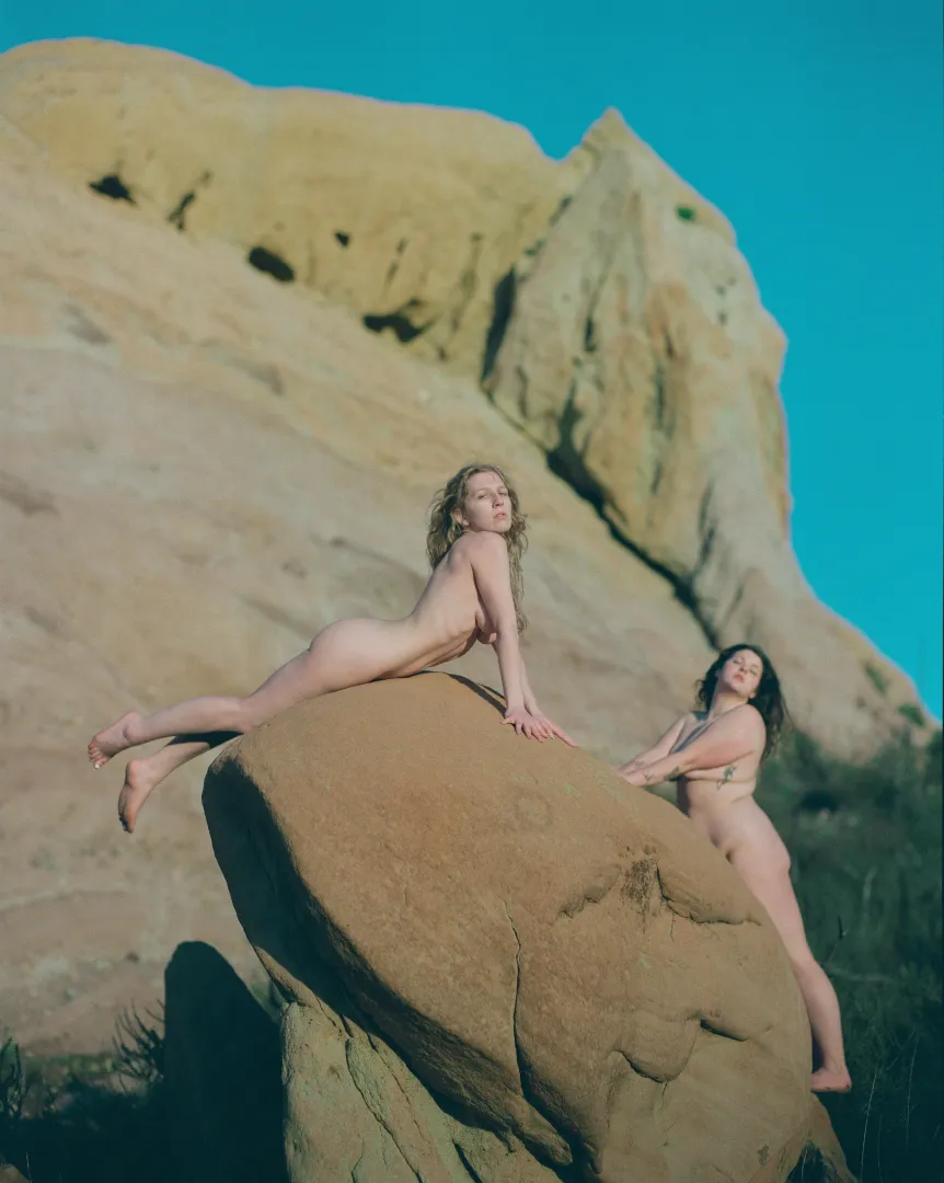 Nude in Malibu with my bestie
