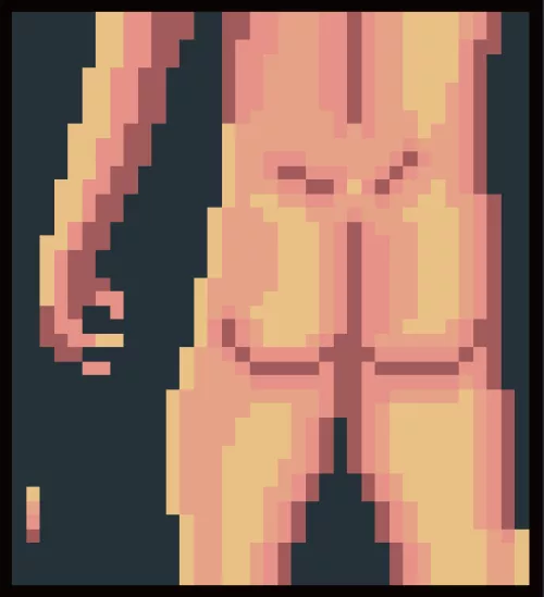Nude Male Butt