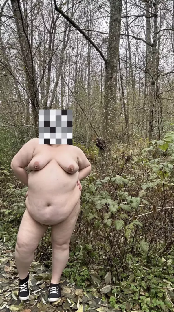 Nude walk in the forest ❤️