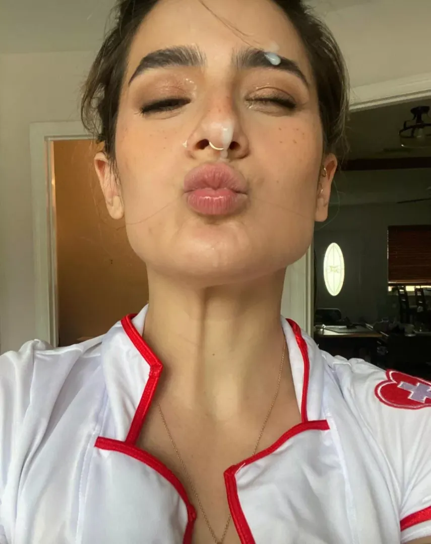 Nurse taking samples