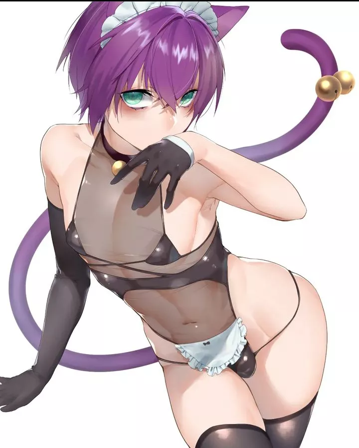 Nyaahh! do you like my new maid outfit after the dress code for maids changed?
