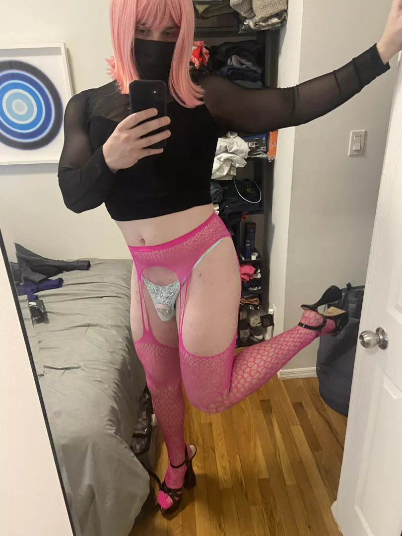 Obsessed with this look hehe 😈
