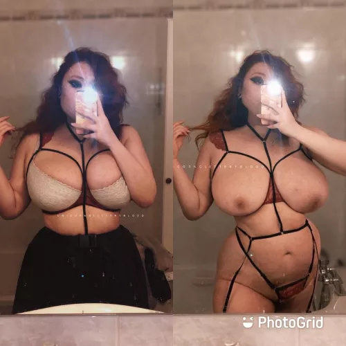 [OC] before and after our date! What do you think?
