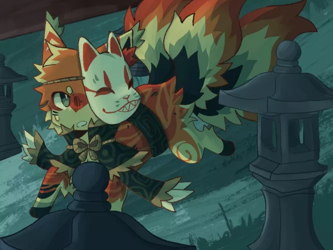 Oc belongs to Chewzers, art by me