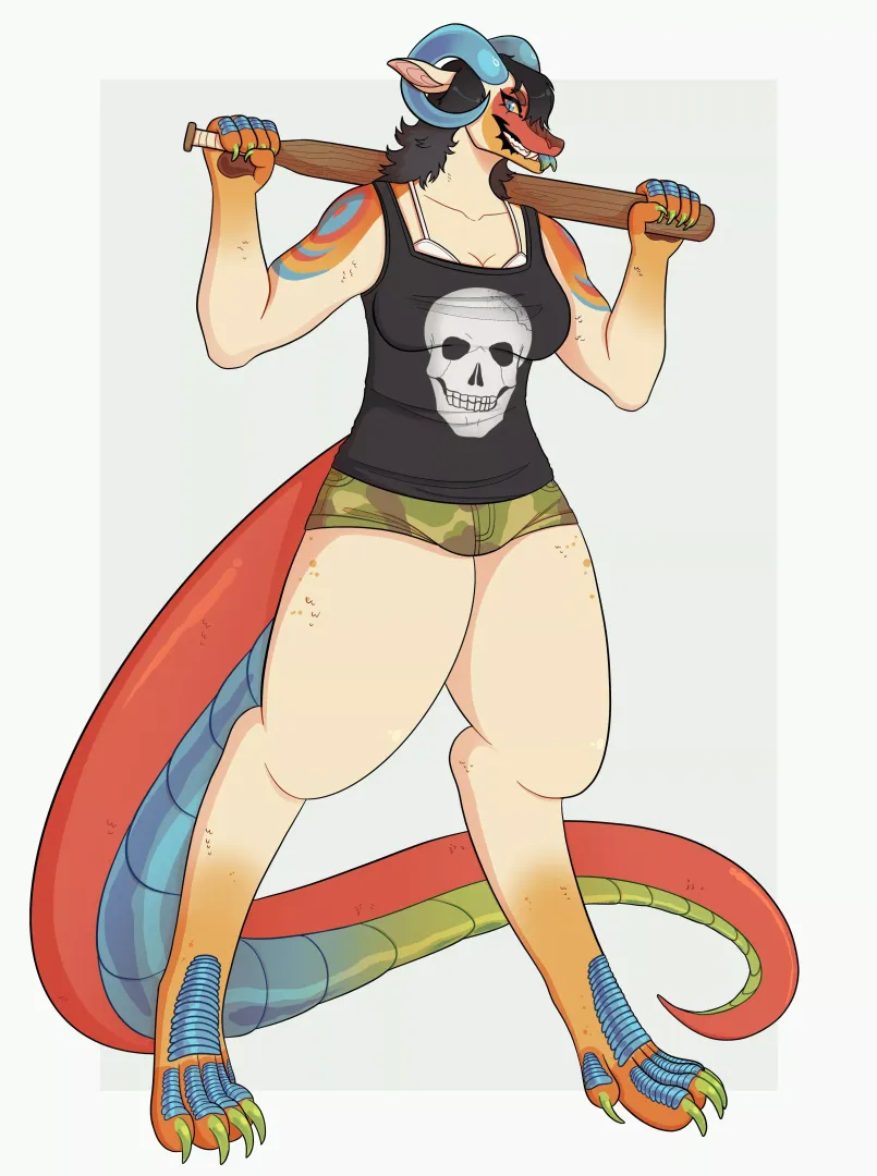 [OC] Edgy Dragon