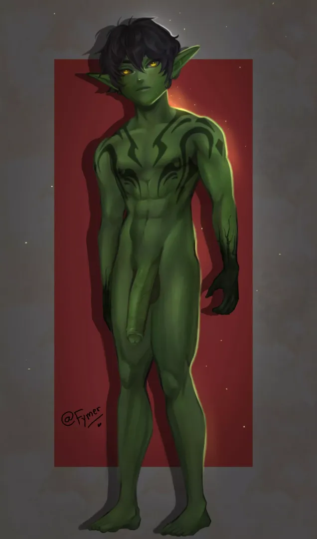 [OC] Goblin boy ~ art by me