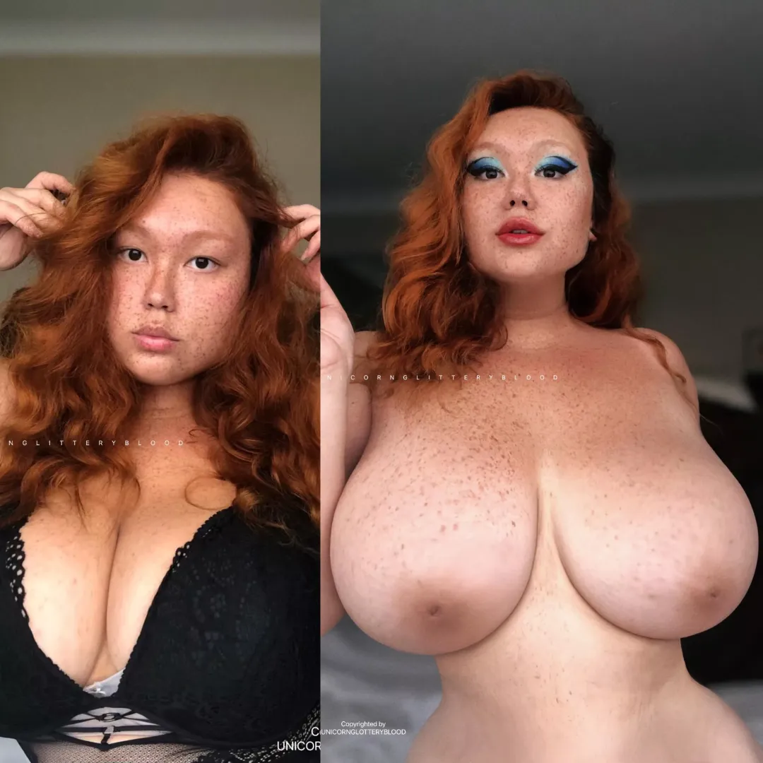 [OC] natural vs makeup, which do you prefer?