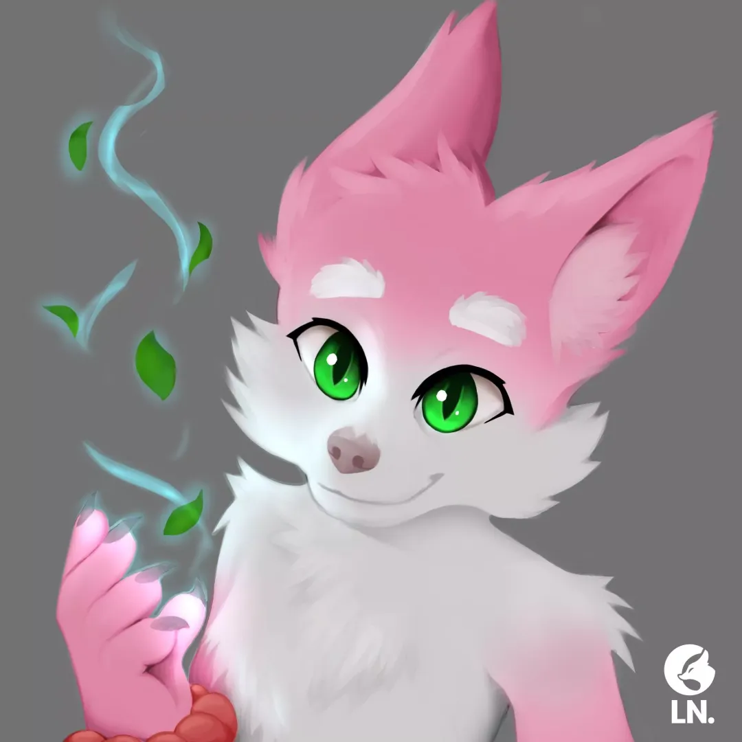 [OC] Pink Mage Fox