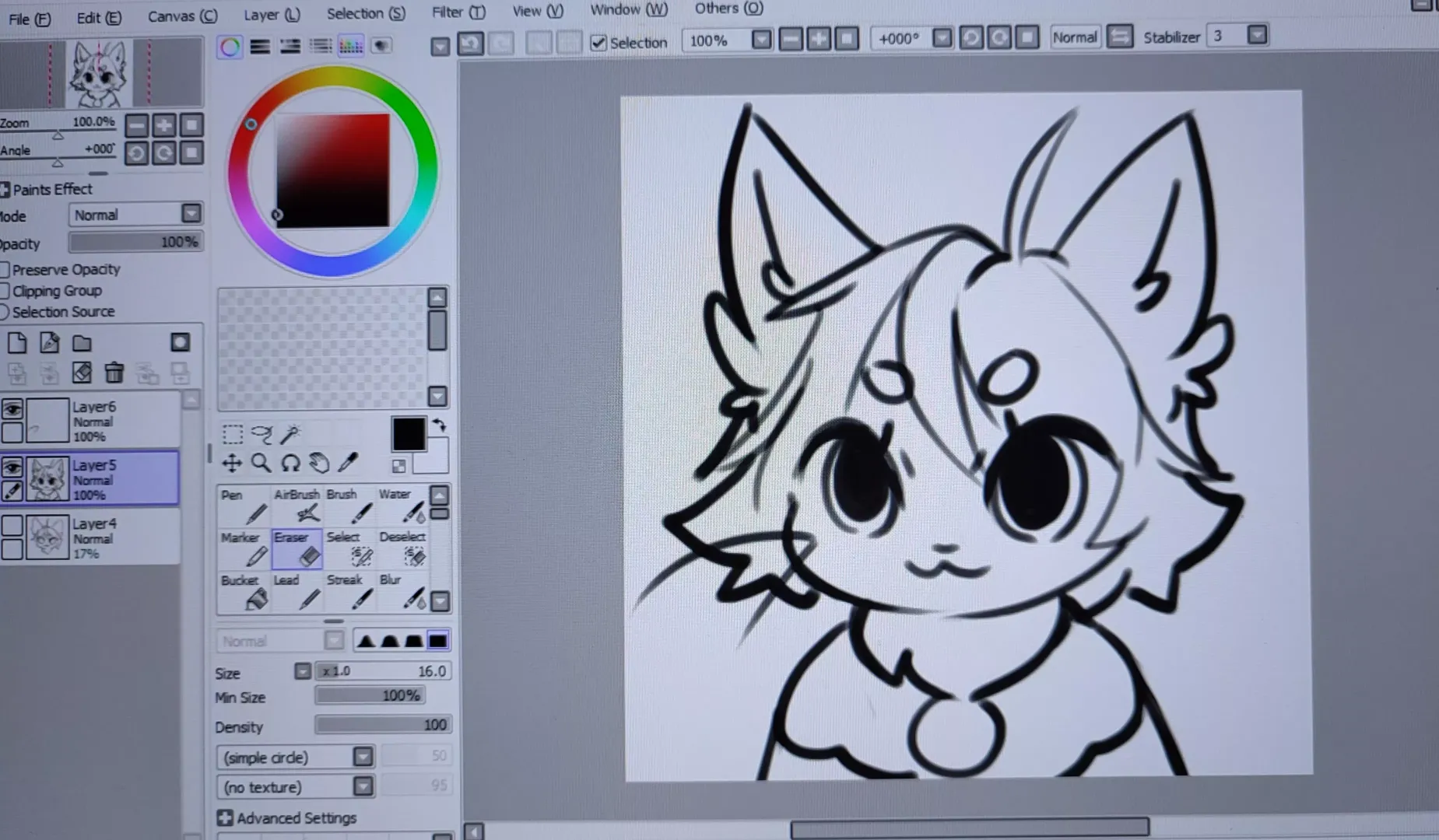 (OC) trying to get back into digital so here's a digital doodle for the first time in years