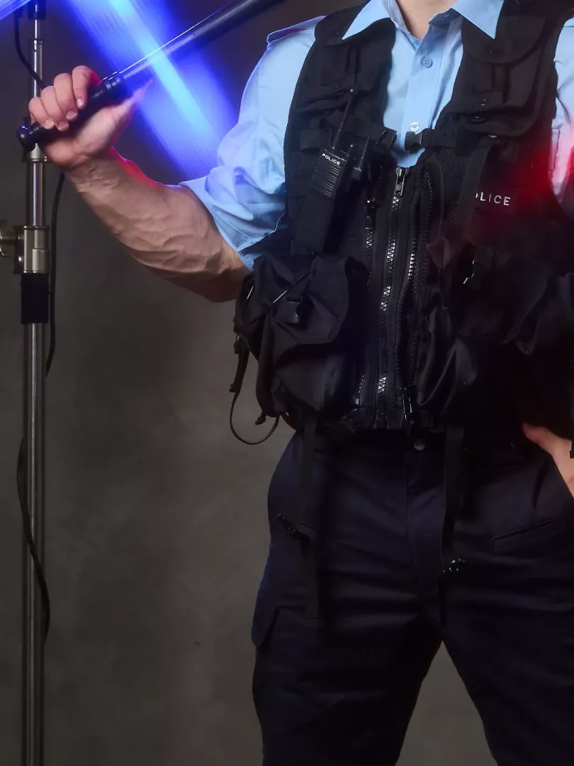 Officer forearms