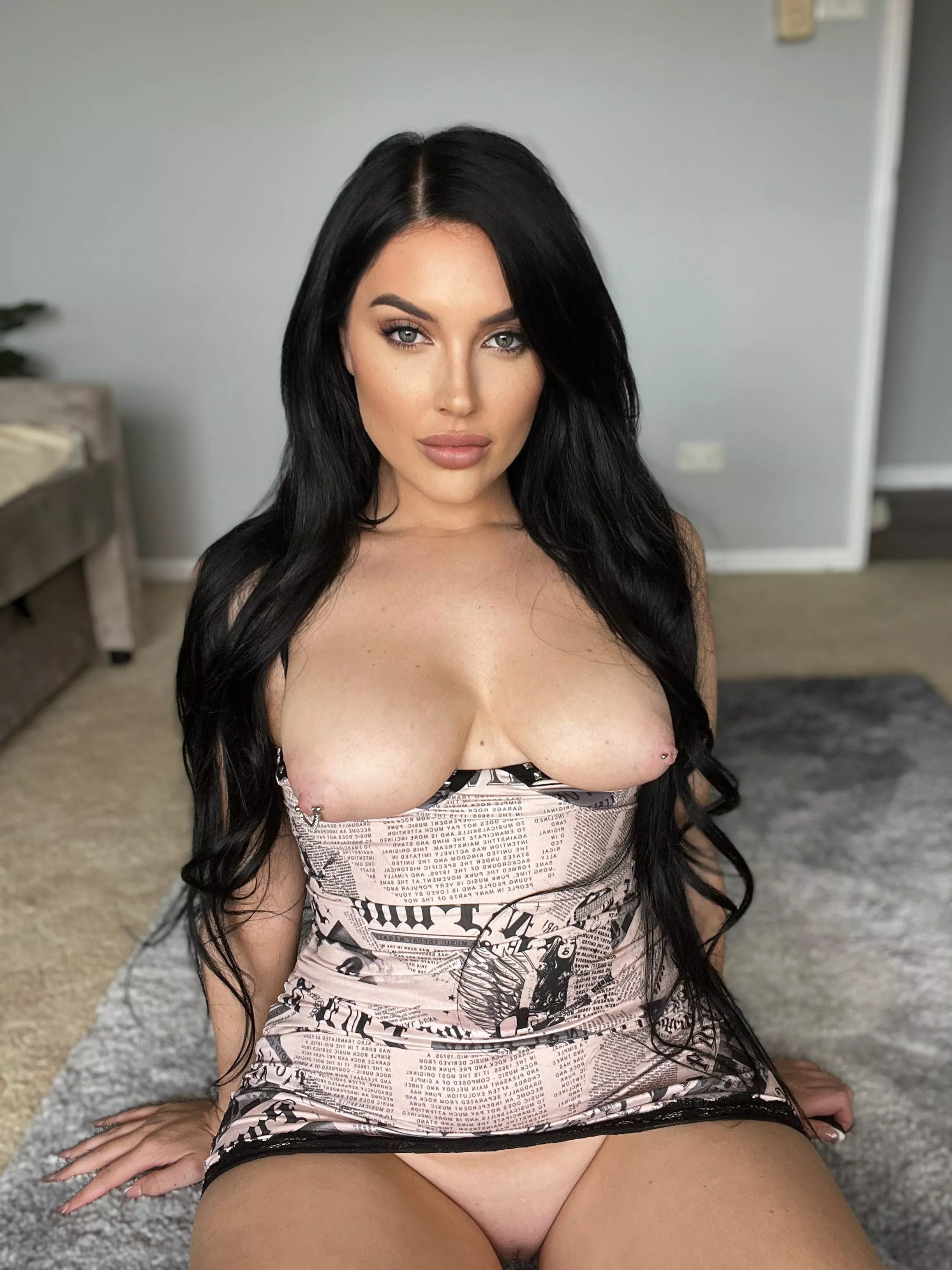 Oh hi, is it ok if I keep my bra and panties off ?