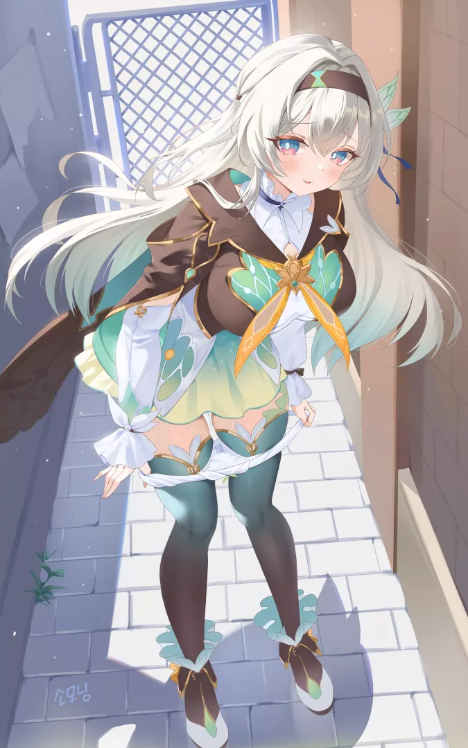 Oh no they got wet, better take them off [Honkai: Star Rail]