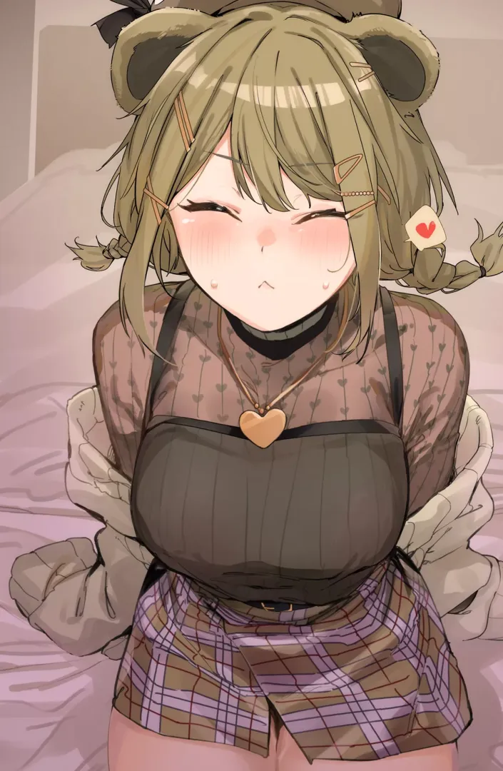 Oh you want a kiss? You didn't have to put so much effort! You're such a good girl, ofc Master will kiss you all you want~ *Kisses*