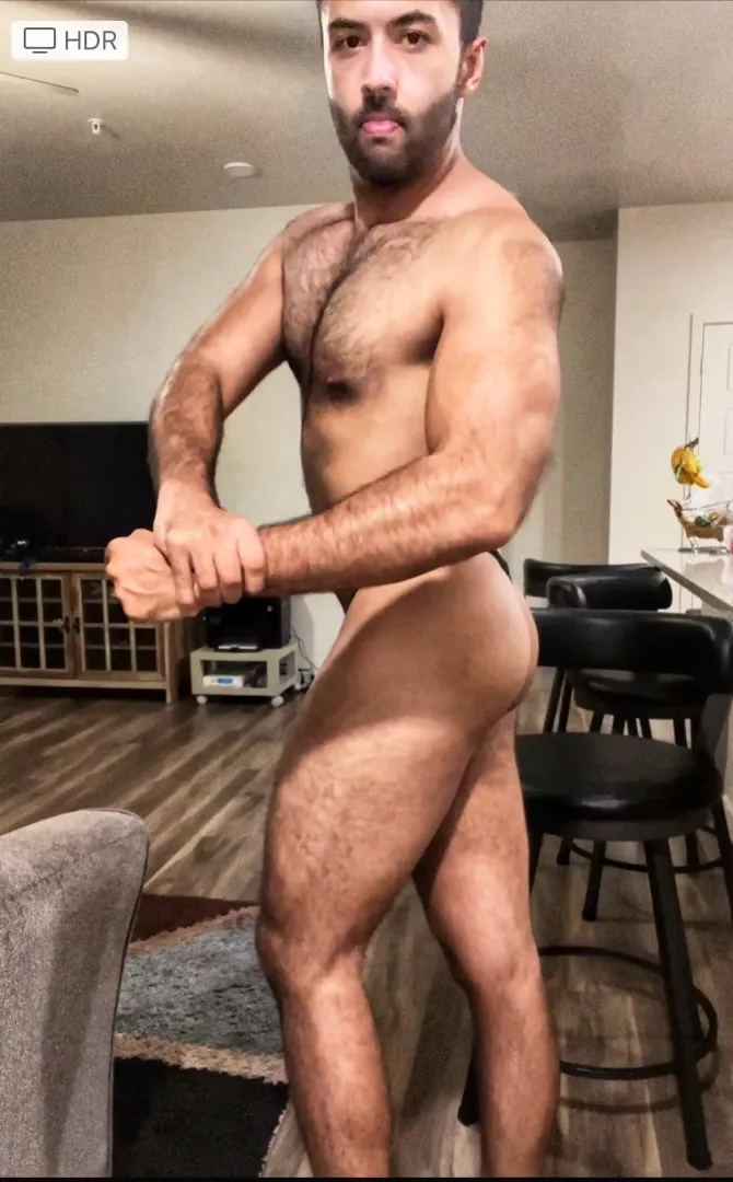 Oiled myself up