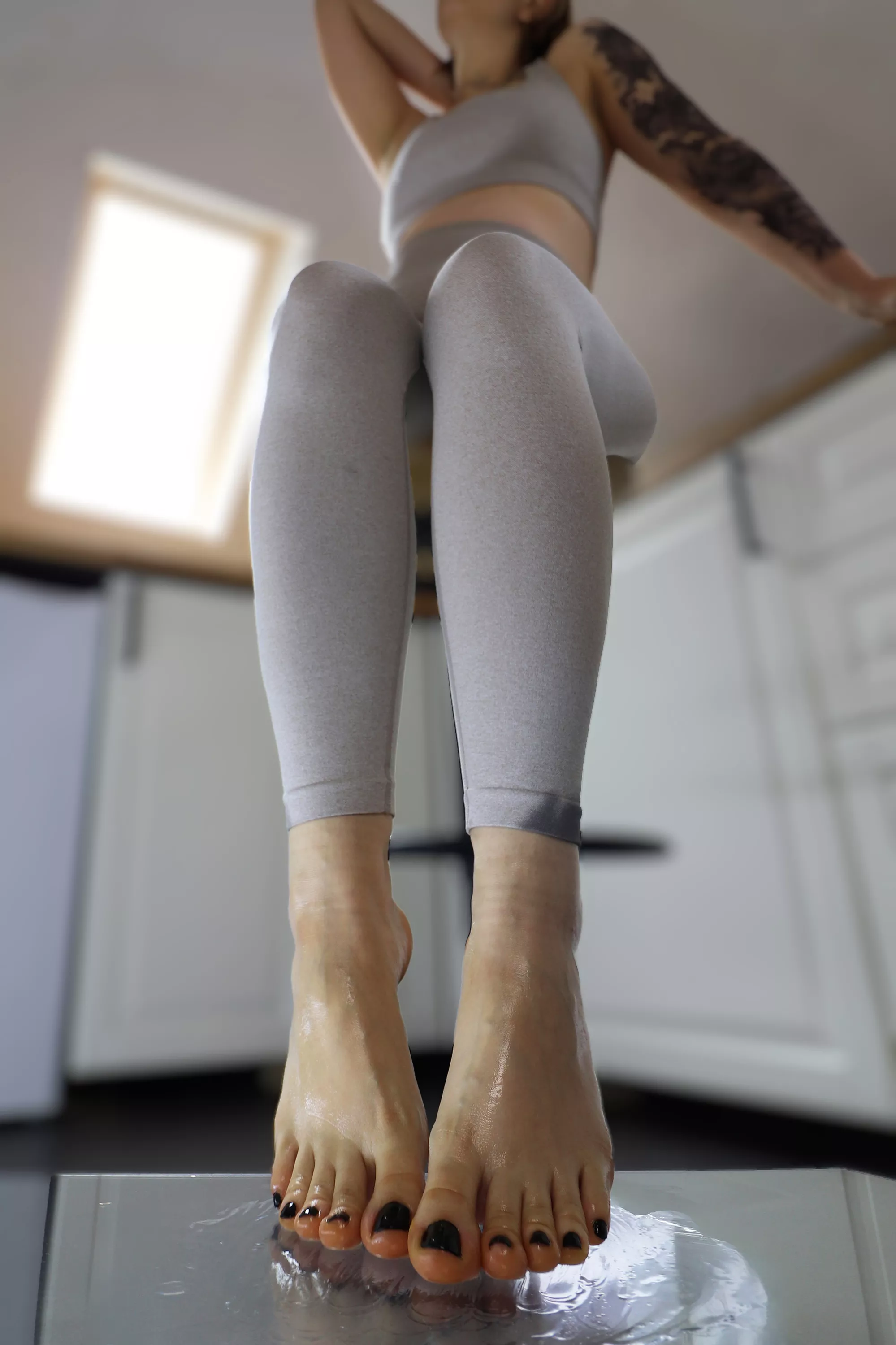 Oiled up and ready to play !😄