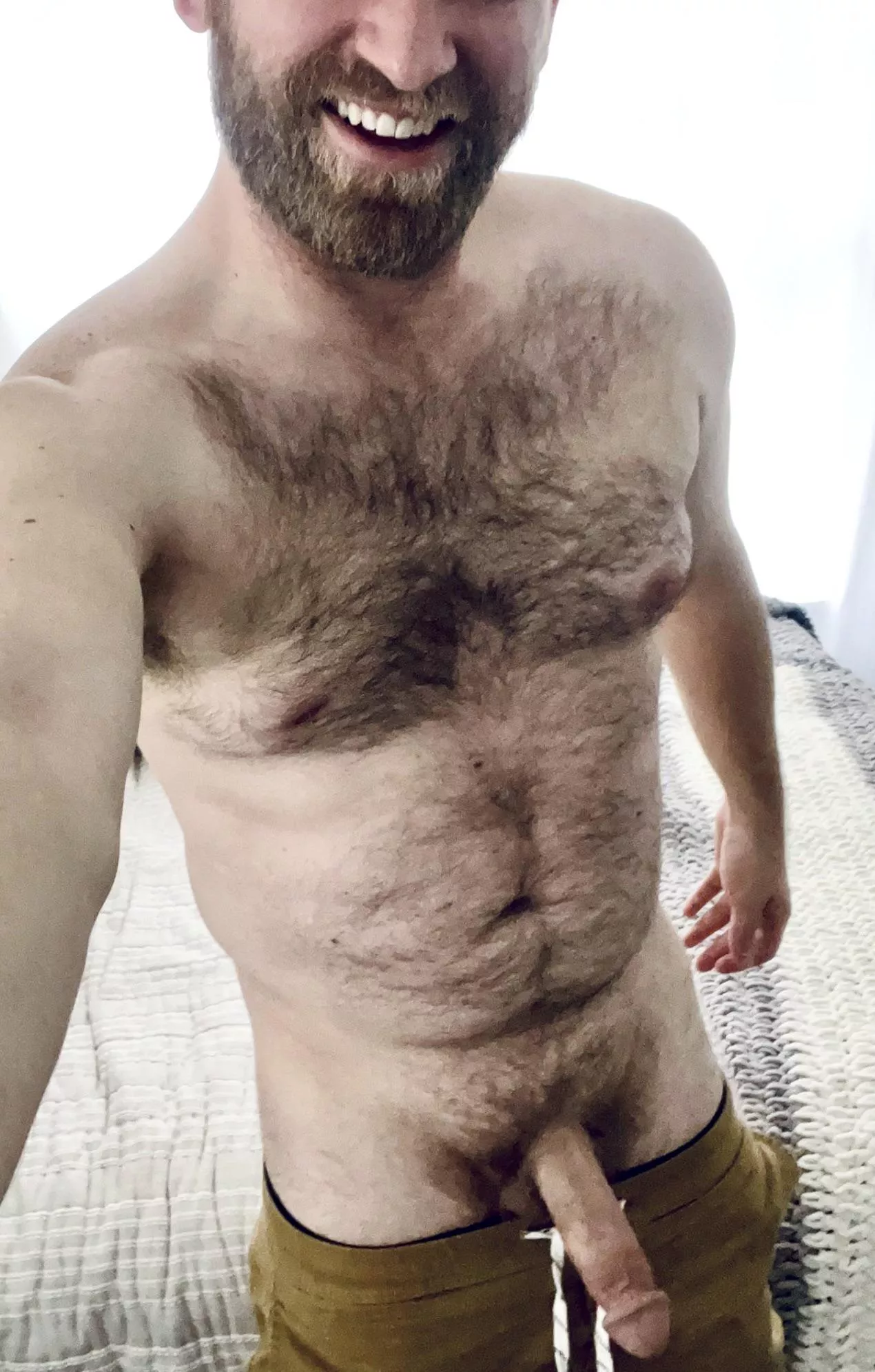 Old man doing his best