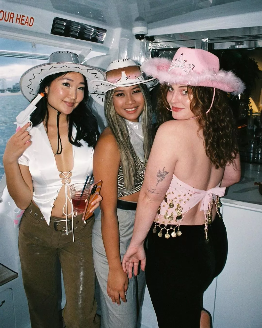 On a boat