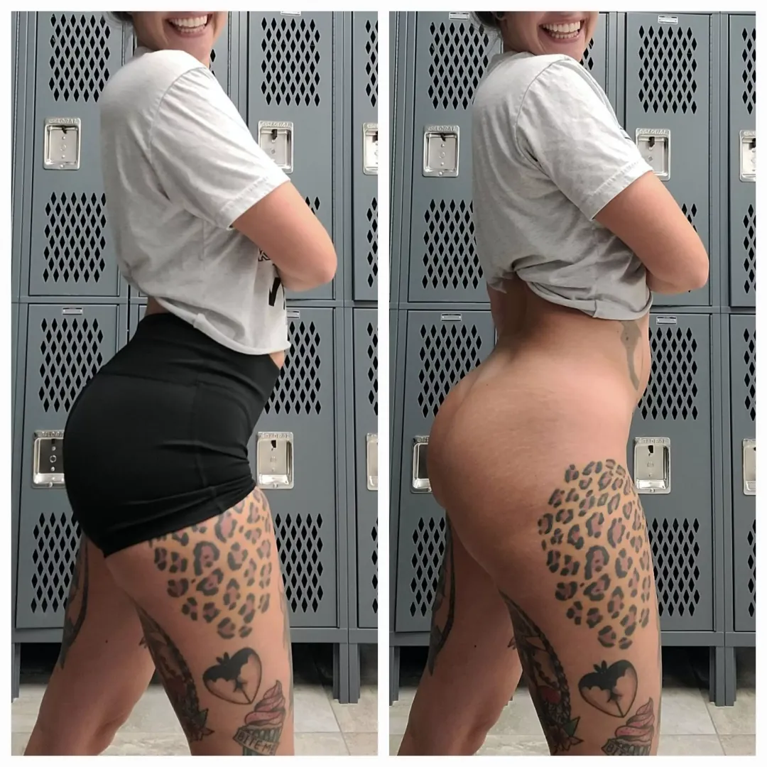 On and off at the gym!
