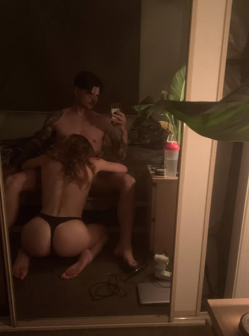 On her knees 🔥