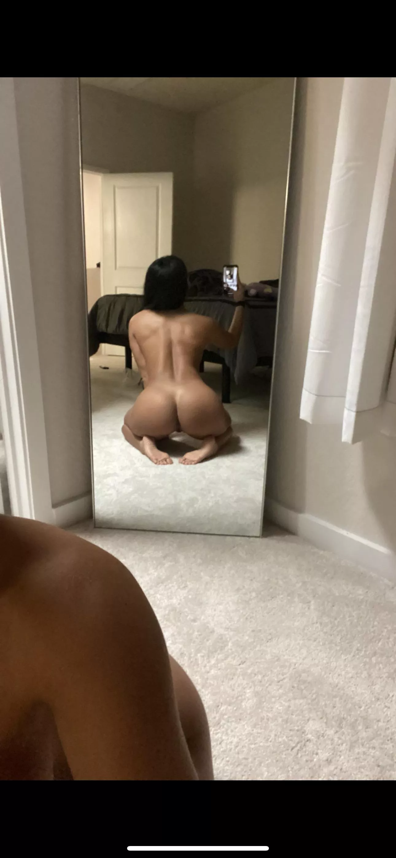 On my knees