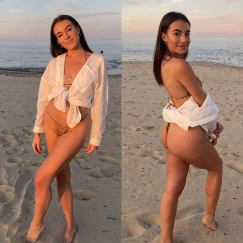 On the beach