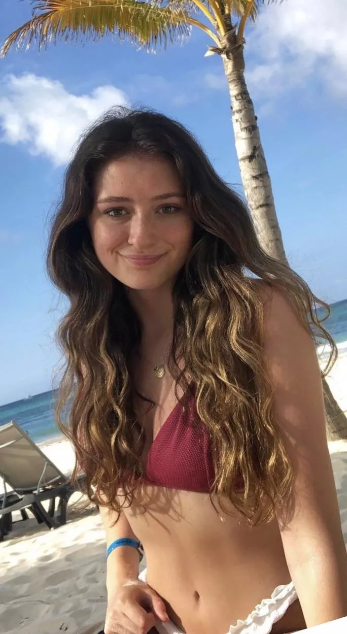 On the beach
